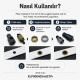 4 No / 6–6,5 mm Plise Sineklik Kuşgözü Delme ve Montaj Kalıbı Profesyonel Seti