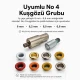 4 Nolu Kuşgözü Kalıbı İç Çap 6 mm - 6,5 mm Kendinden Delmeli Kuşgözü Çakma Kalıbı KLP0004D, kumaş kuşgözü montajı için ideal