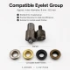 Eyelet Setting Die for 8 mm / 0.31 in - 8.5 mm / 0.33 in Inner Diameter Eyelets, Durable PP Material, Ideal for Hobby and