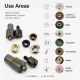 Eyelet Setting Die for 8 mm / 0.31 in - 8.5 mm / 0.33 in Inner Diameter Eyelets, Durable PP Material, Ideal for Hobby and