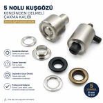 5 Nolu Kuşgözü Kendinden Delmeli Çakma Kalıbı 8 mm İç Çap Kuşgözü Kalıbı KLP0005D