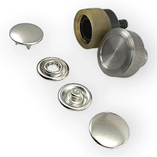 Two Cap Snap Fasteners Fastening Tool - Double Cap Prong Snap Fasteners Mold KLP00104