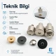 Magnetic Bag Snap Setting Die for 14 mm / 0.55 in Double-Prong Bag Snaps, durable metal construction for precise installation