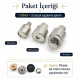 Magnetic Bag Snap Setting Die for 14 mm / 0.55 in Single-Prong-Side Bag Snaps, Durable Metal Construction for Precise