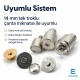 Magnetic Bag Snap Setting Die for 14 mm / 0.55 in Single-Prong-Side Bag Snaps, Durable Metal Construction for Precise