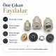 Magnetic Bag Snap Setting Die for 14 mm / 0.55 in Single-Prong-Side Bag Snaps, Durable Metal Construction for Precise