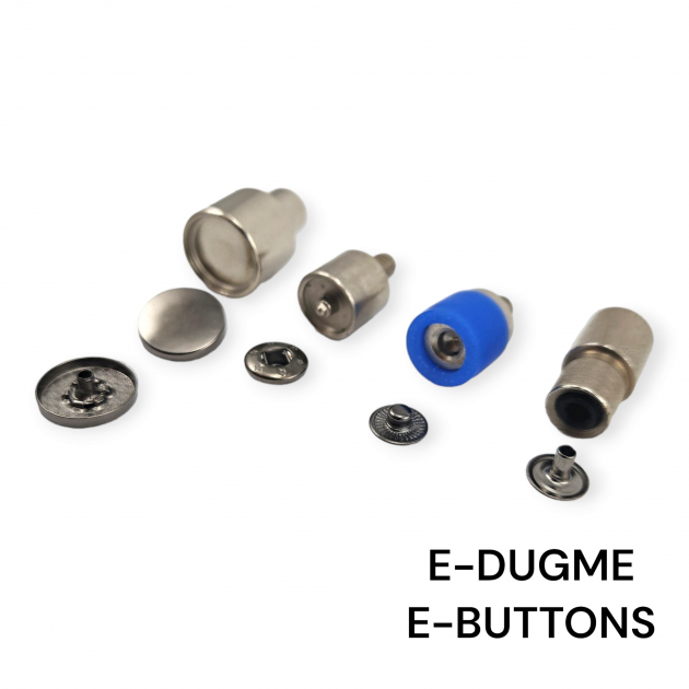 16 mm 54 Sistem Çıtçıt Düğme Çakma Kalıbı - Uygulama Aparatı KLP0016