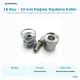 16L 10 mm / 0.39 in Fabric Covered Button Die