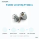 16L 10 mm / 0.39 in Fabric Covered Button Die
