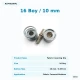16L 10 mm / 0.39 in Fabric Covered Button Die