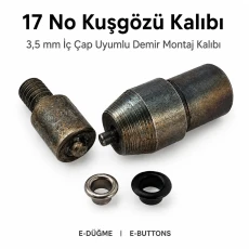 Eyelet Setting Die for 3.5 mm / 0.14 in Inner Diameter Eyelets KLP0017