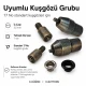 Eyelet Setting Die for 3.5 mm / 0.14 in Inner Diameter Eyelets, suitable for 7 mm eyelets, includes top and bottom molds for