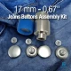 17 mm Jeans Button Mounting Kit (0,67" ) 27L KLP0017JNS