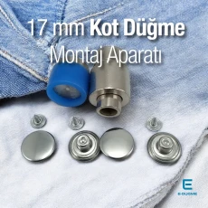 17 mm Kot Düğme Montaj Aparatı 27L KLP0017JNS