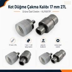 Kot Düğme Çakma Kalıbı 17 mm 27L Ürüne Özel Üretim KLP0017P