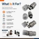 17 mm (0.67 in) 27L custom-made jeans button setting die for denim fastening applications