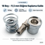 18 Boy 11,5 mm Kumaş Kaplama Düğme Kalıbı KLP0018KPL