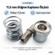 18L 11.5 mm 0.45 in button covering die