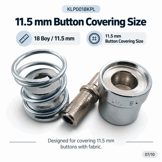 18L 11.5 mm 0.45 in button covering die