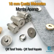 18 mm 0.71" Bag Magnet Application Adapter - Compatible with Double Screw Bag Magnets KLP0018MCK