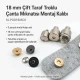 18 mm 0.71" Bag Magnet Application Adapter - Compatible with Double Screw Bag Magnets KLP0018MCK