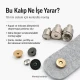18 mm 0.71" Bag Magnet Application Adapter - Compatible with Double Screw Bag Magnets KLP0018MCK