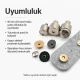 18 mm 0.71" Bag Magnet Application Adapter - Compatible with Double Screw Bag Magnets KLP0018MCK