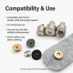 18 mm 0.71" Bag Magnet Application Adapter - Compatible with Double Screw Bag Magnets KLP0018MCK