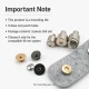 18 mm 0.71" Bag Magnet Application Adapter - Compatible with Double Screw Bag Magnets KLP0018MCK