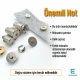 18 mm Single Cap Magnetic Bag Snap Setting Die for precise installation of bag magnets, made of durable metal
