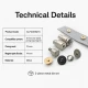 18 mm Single Cap Magnetic Bag Snap Setting Die for precise installation of bag magnets, made of durable metal