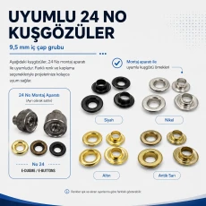 Eyelet Setting Die for 9.5 mm / 0.37 in Inner Diameter Eyelets KLP0024
