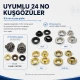Eyelet Setting Die for 9.5 mm / 0.37 in Inner Diameter Eyelets, KLP0024, includes upper and lower molds for easy installation