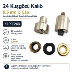 24 Kuşgözü Kalıbı 9,5 mm İç Çap Kendinden Delmeli Kuşgözü Çakma Kalıbı KLP0024D