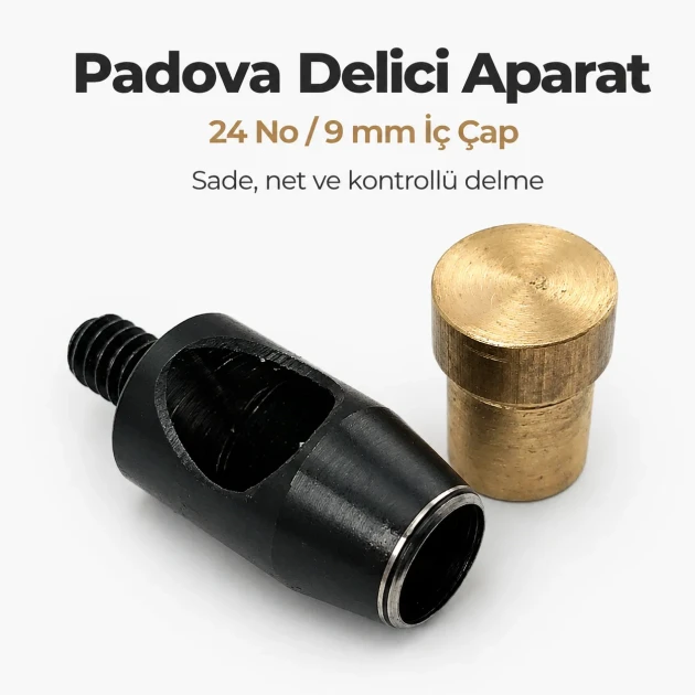 9 mm Eyelet Drilling Die - Durable Metal Grommet Punch Tool for Fabric, Leather, and Canvas