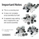 24L 15 mm 0.59 in Fabric Button Covering Die for Shank Buttons and Snap Caps, KLP0024KPL - Ideal tool for professional