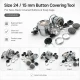 24L 15 mm 0.59 in Fabric Button Covering Die for Shank Buttons and Snap Caps, KLP0024KPL - Ideal tool for professional