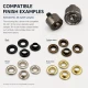 Eyelet Setting Die for 10 mm / 0.39 in Inner Diameter Stainless Steel Eyelets KLP0024P, ideal for tarpaulin, tent, and