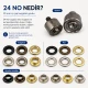 Eyelet Setting Die for 10 mm / 0.39 in Inner Diameter Stainless Steel Eyelets KLP0024P, ideal for tarpaulin, tent, and