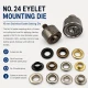 Eyelet Setting Die for 10 mm / 0.39 in Inner Diameter Stainless Steel Eyelets KLP0024P, ideal for tarpaulin, tent, and