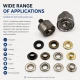Eyelet Setting Die for 10 mm / 0.39 in Inner Diameter Stainless Steel Eyelets KLP0024P, ideal for tarpaulin, tent, and