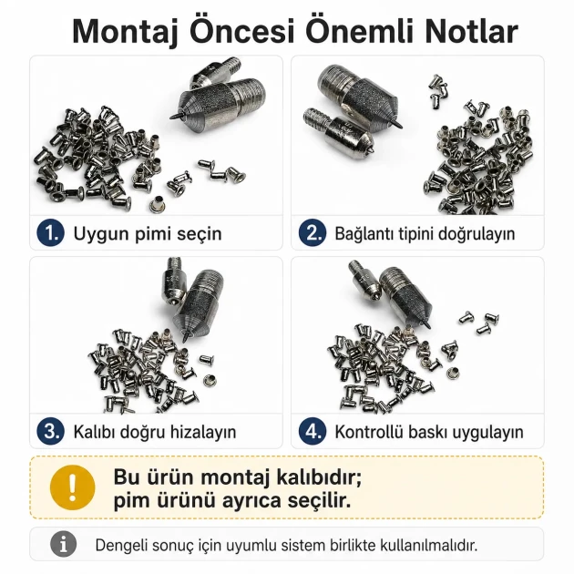 2.5 mm / 0.10 in Pin Setting Die for 25x35 Pins, High-grade iron alloy construction, Ergonomic design for comfortable use