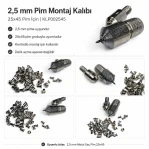 2.5 mm / 0.10 in Pin Setting Die for 25x45 Pins KLP002545