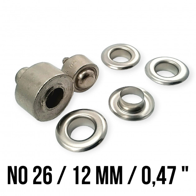 Eyelet Mold For 15/32" Grommets - 12 mm Eyelet Diel KLP0026