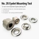 Eyelet Setting Die for 12 mm / 0.47 in Inner Diameter Eyelets KLP0026 made of durable metal for professional grommet