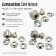 Eyelet Setting Die for 12 mm / 0.47 in Inner Diameter Eyelets KLP0026 made of durable metal for professional grommet