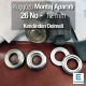 Eyelet Dies Tools 12 mm 15/32" Reverse Mold KLP0026D