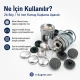 26L / 16 mm / 0.63 in Fabric Button Covering Die for Shank Buttons and Snap Caps KLP0026KPL - Precision tool for