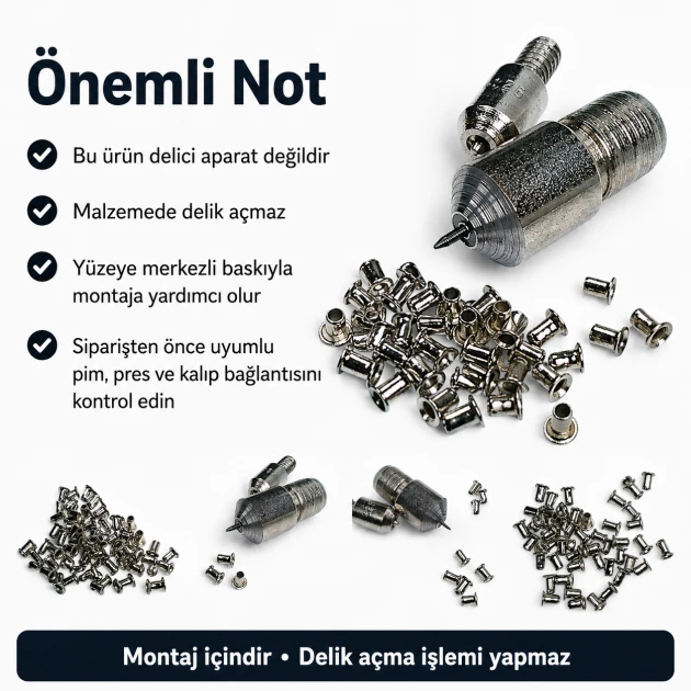 Suzan Pin Setting Die for 4 mm / 0.16 in Inner Diameter Pins, designed for precise installation of 3.6 mm / 0.14 in brass