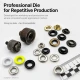 Eyelet Setting Die for 13 mm / 0.51 in Inner Diameter Eyelets KLP0028 made of durable metal for fabric, leather, and paper
